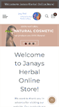 Mobile Screenshot of janaysherbal.com